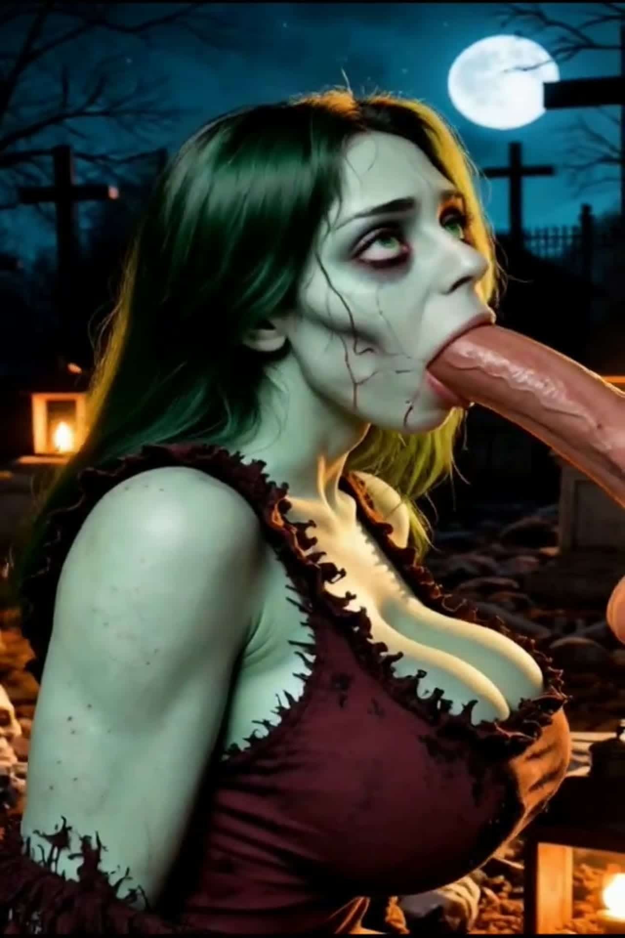 Just for Halloween – Zombie BlowJob