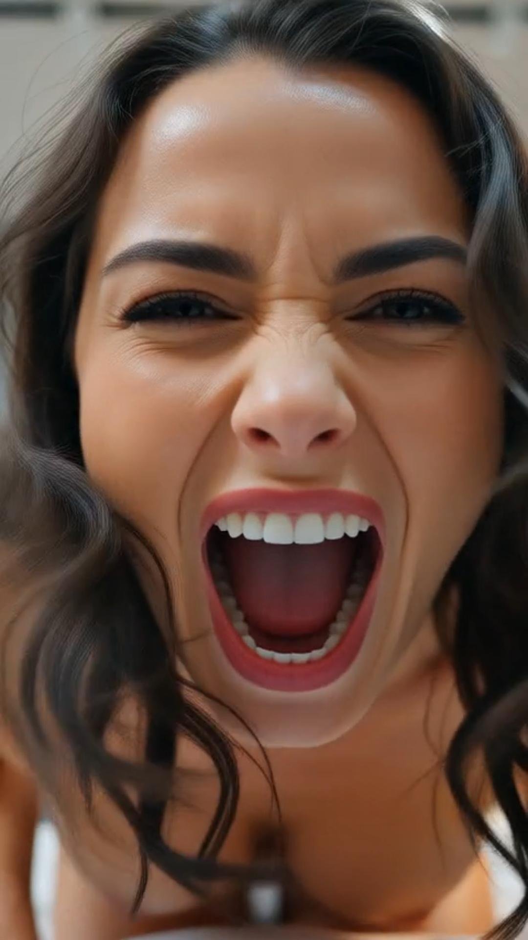 Woman ready for Action