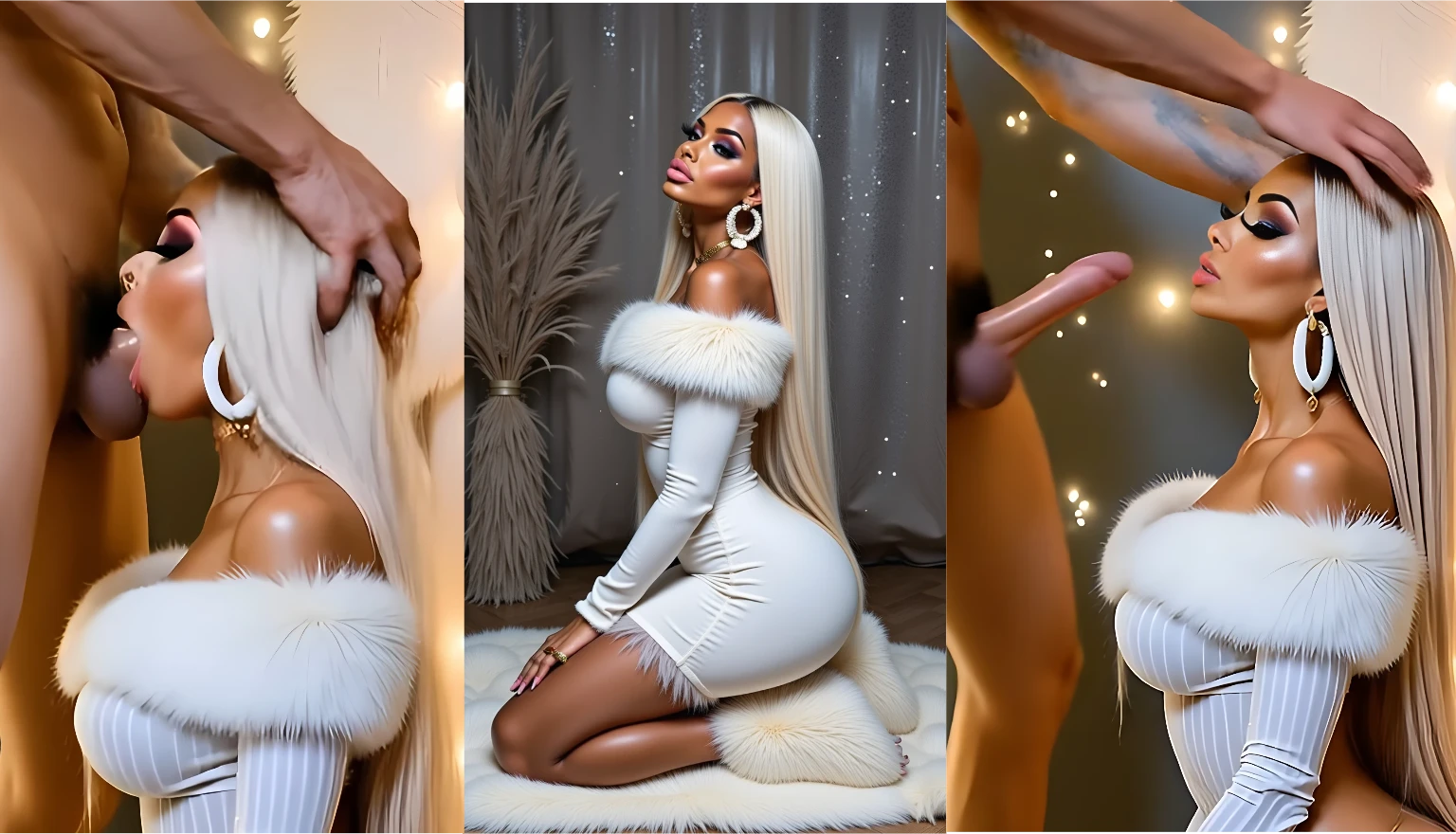 Face fuck with Facial finish