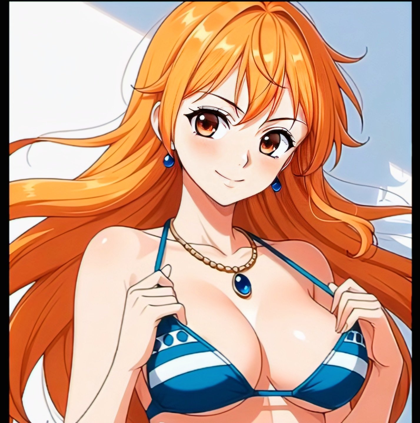 Nami Undressing