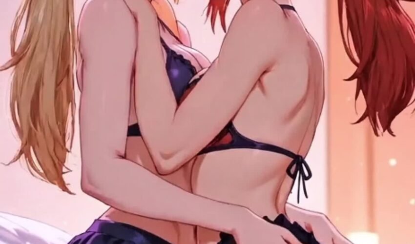 Sexy hentai lesbian girls