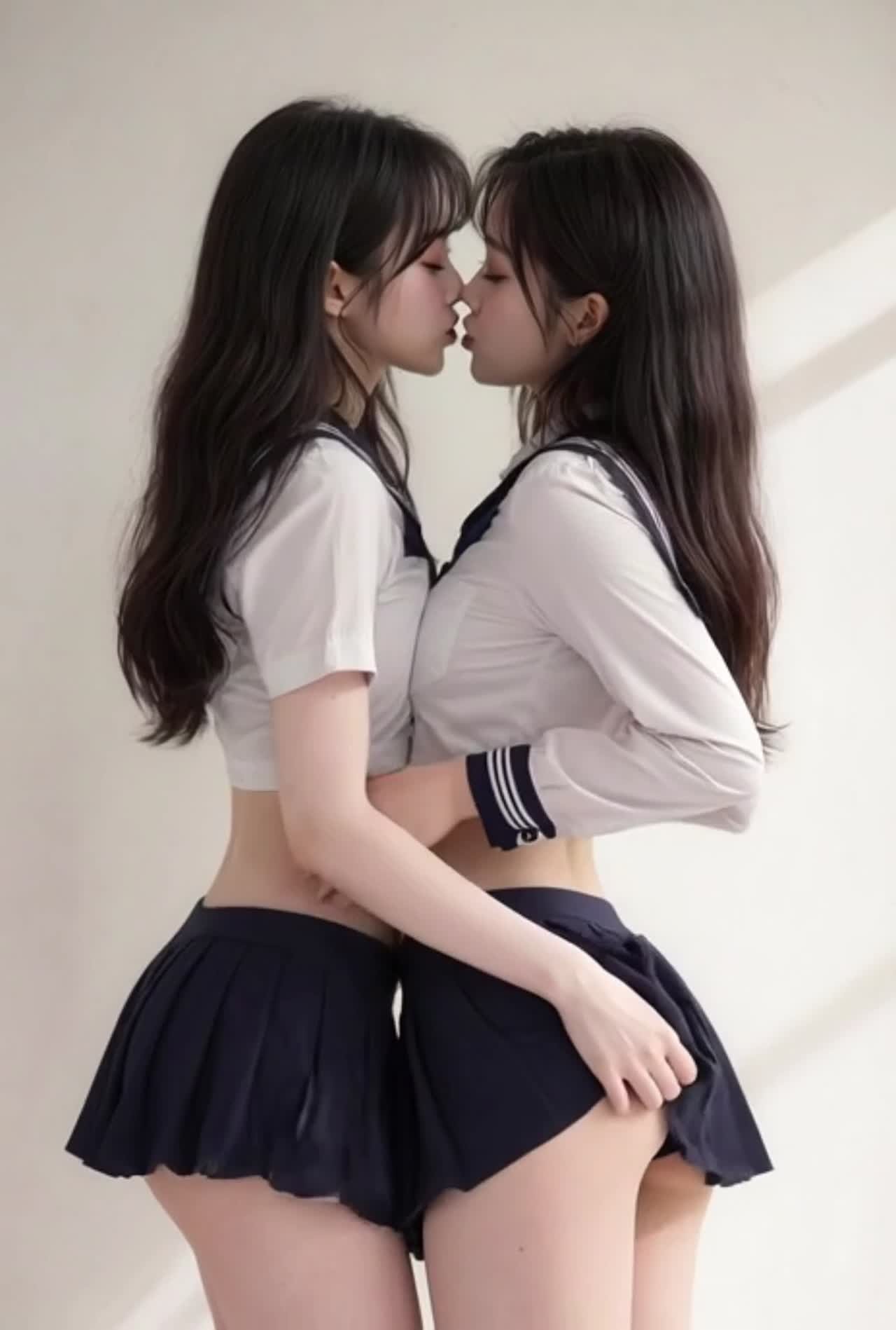 Sexy asian schoolgirls 🔞🥵😈
