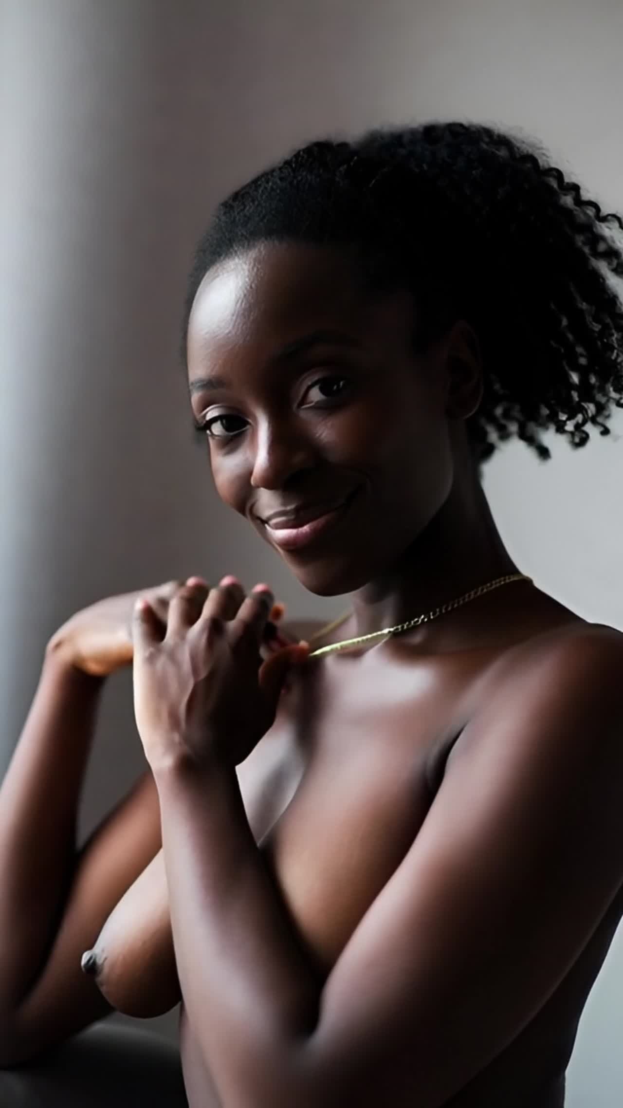 Ebony girls with big tits collection