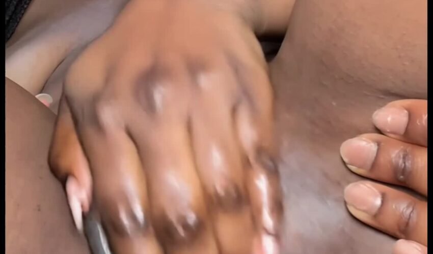 fingering and massaging my pussy