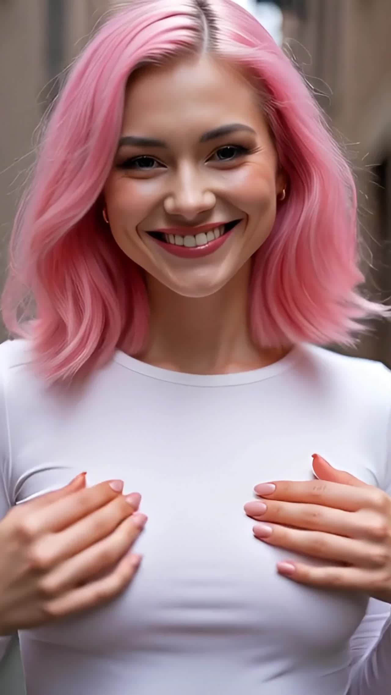 Futa has a big surprise under her skirt – AI Generated Futa Porn