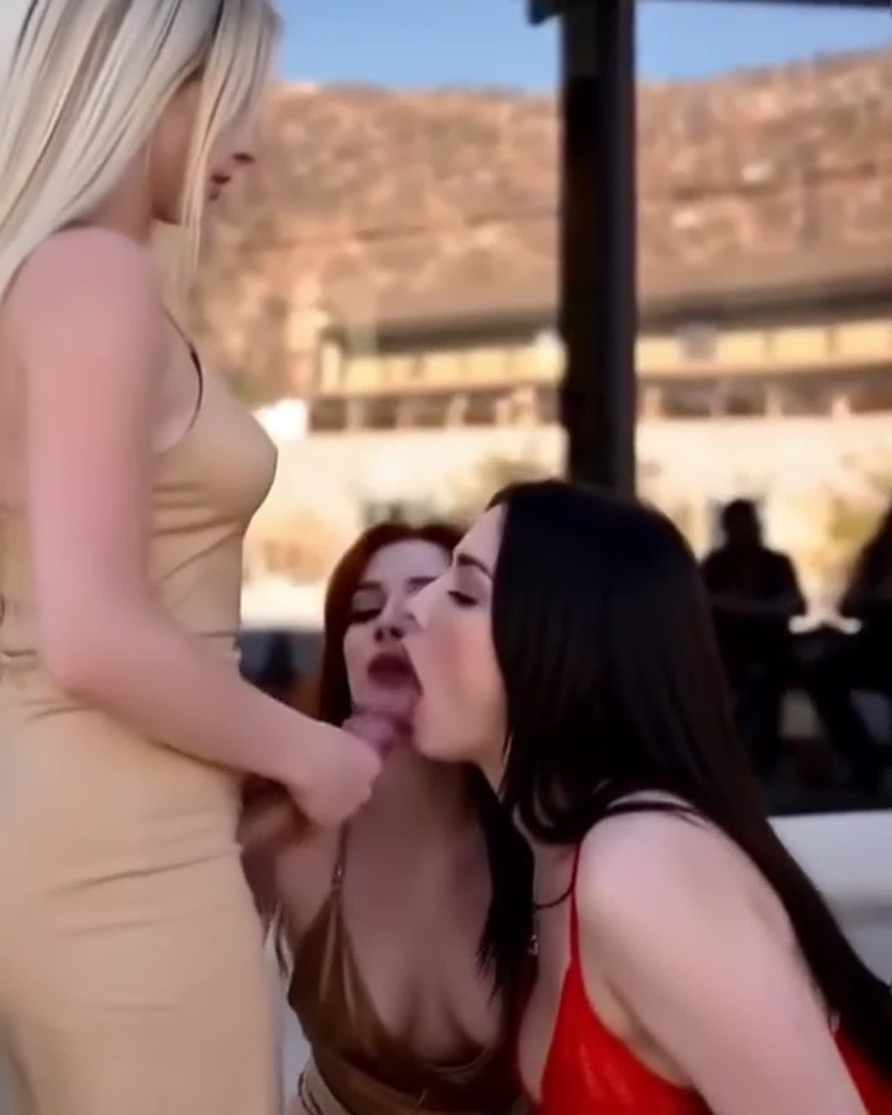 Giving The Paparazzi A Show