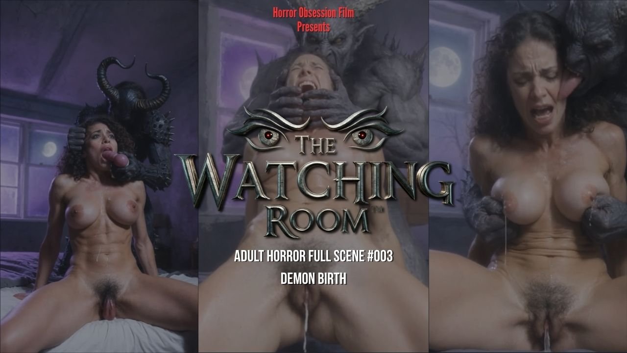 The Watching Room™ – Full Scene #003 | Demon Birth | Extreme Adult Horror | Horror Porn | Extreme and Violent Squirts, Milky Breasts, Pissing, Dildo