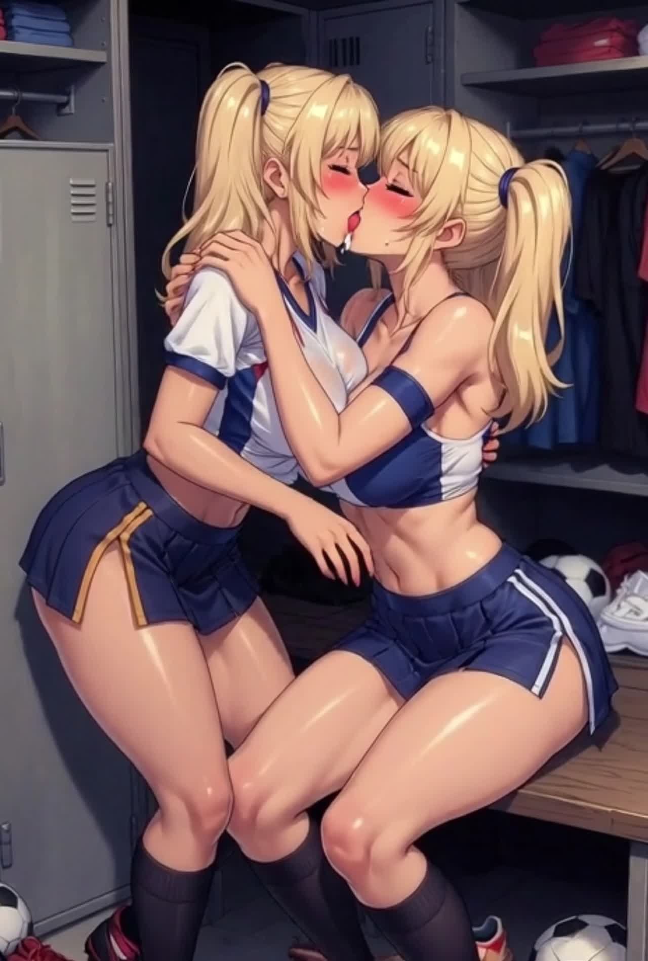 Hentai female soccer players