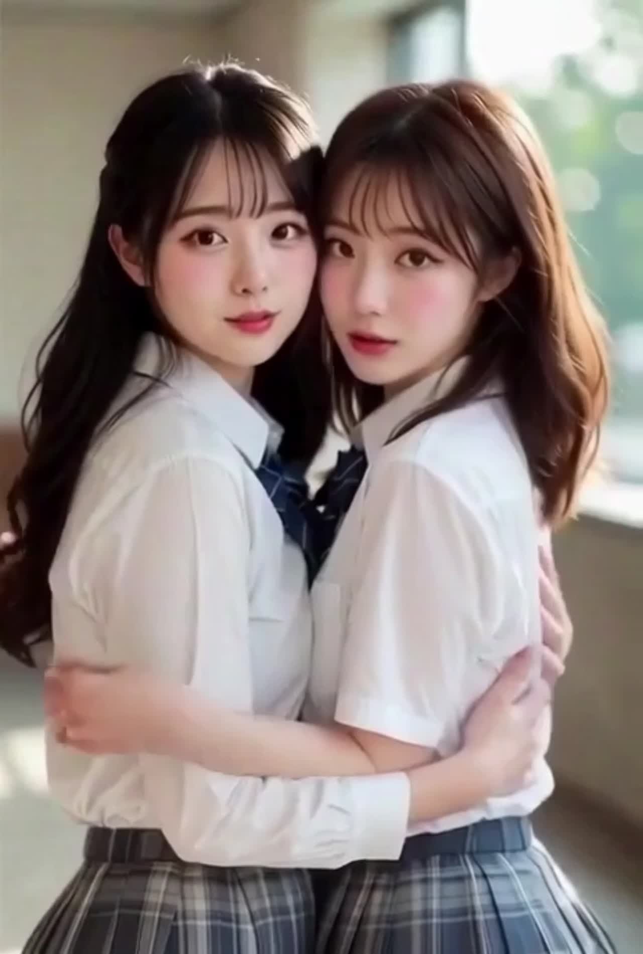 Korean lesbian school girls