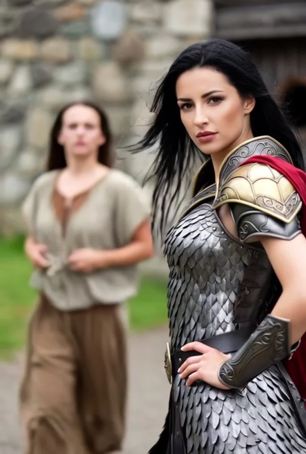 The Sexy Lesbian Warrior Princess | AI Generated