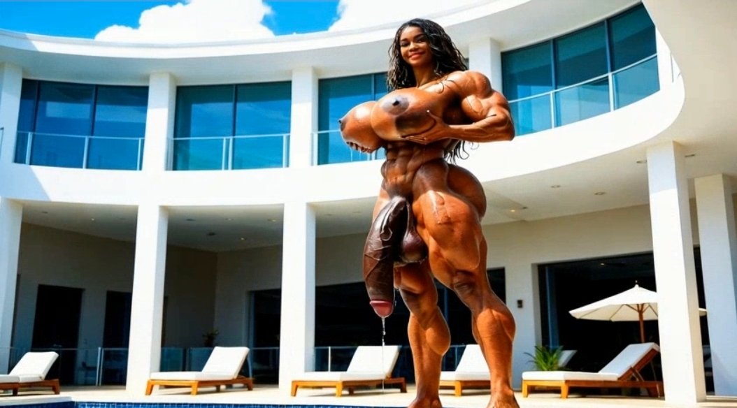 Poolside Cum Goddess