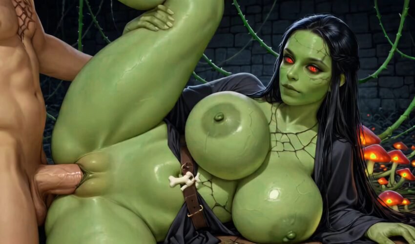 Mirefang Witch Goblin Heals My Injured Penis in Swamp Labyrinth