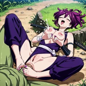 Yuzuriha – Footjob- BreastMilk- Anal- 2