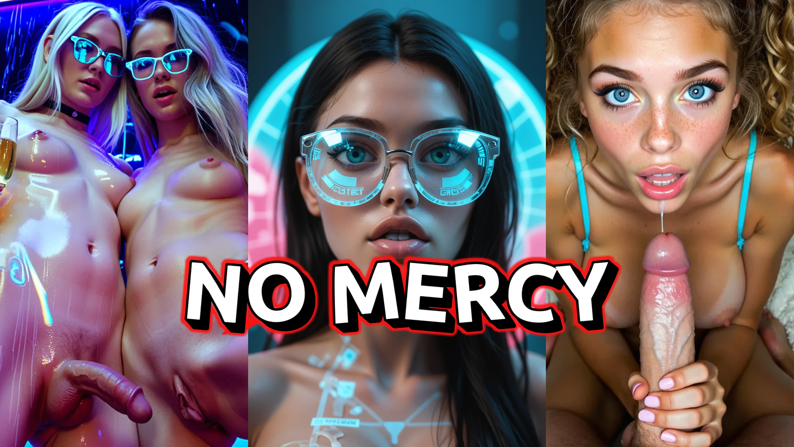 No Mercy AI – Futa , Sloppy Blowjobs & Massive Cum Overload