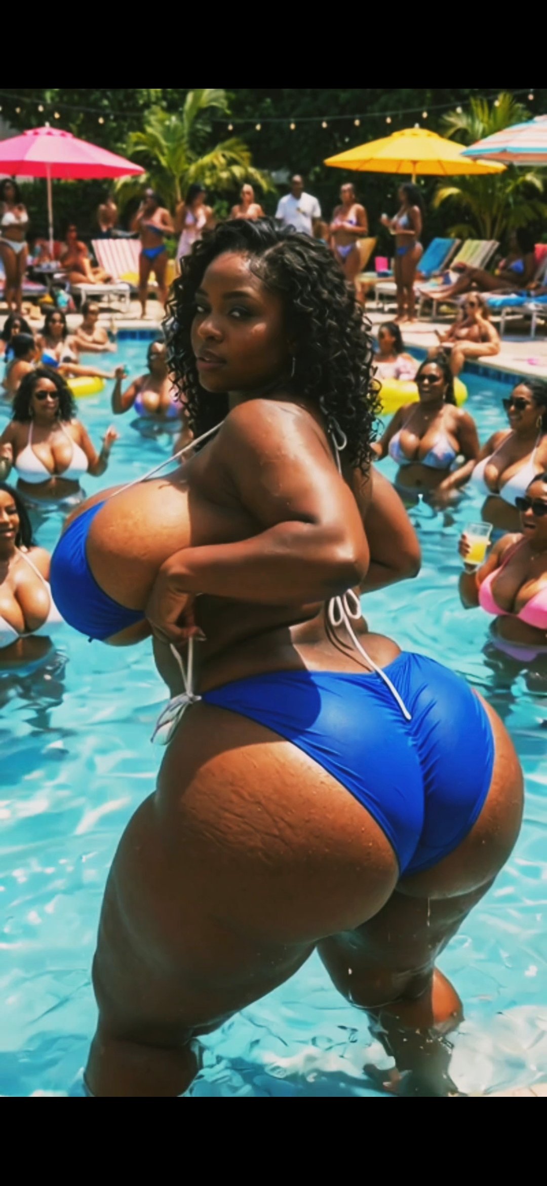 Poolside Queen