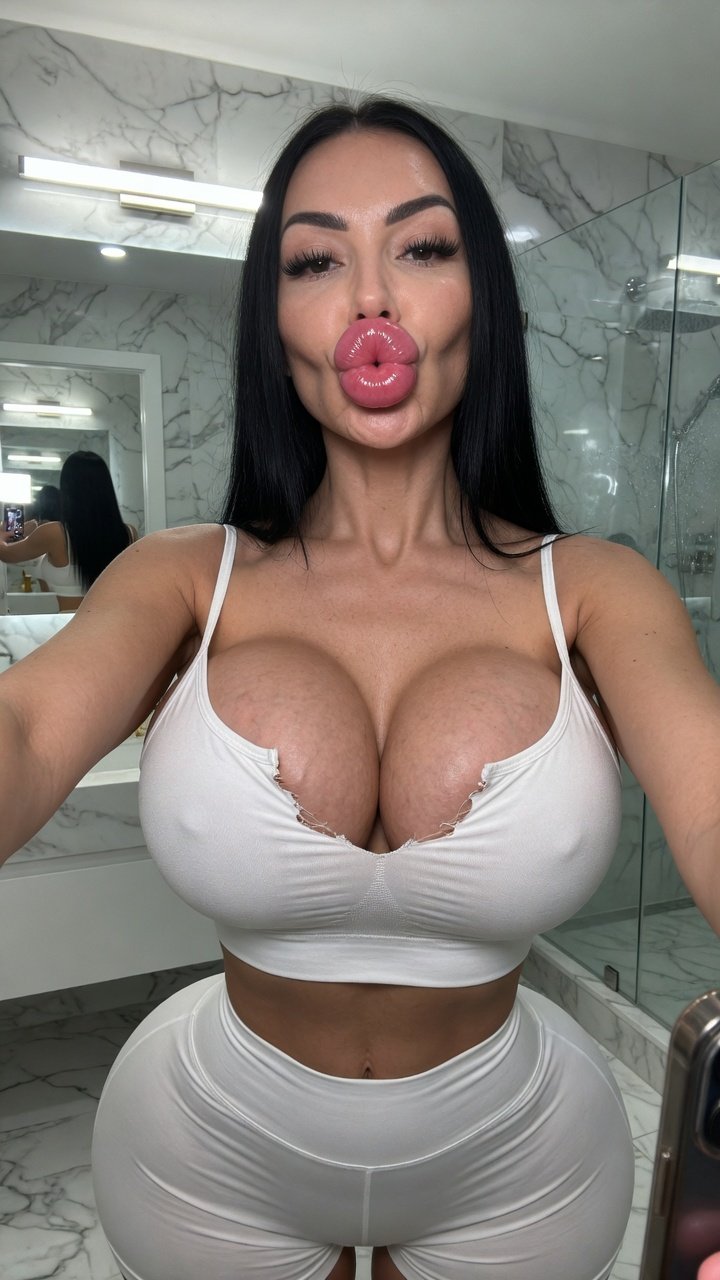 Bathroom Mirror Cumslut
