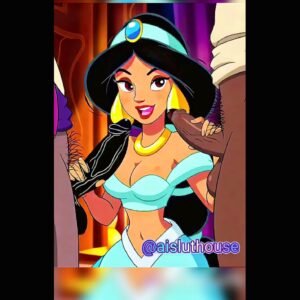 Princess Jasmine Double Blowjob