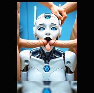 Robot Girl Double Blowjob
