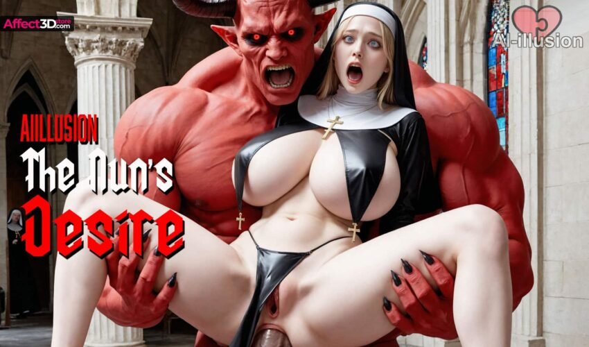 The Nun's Desire – AI Fantasy Porn by Aiillusion