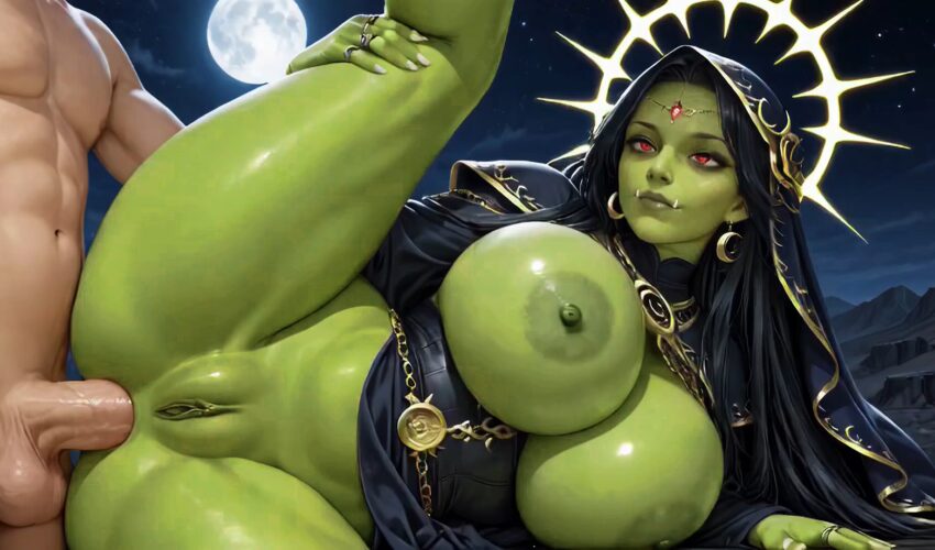 Fucking A Moonveil Lunar Goblin Girl – Porn Fantasy Under Moonlight