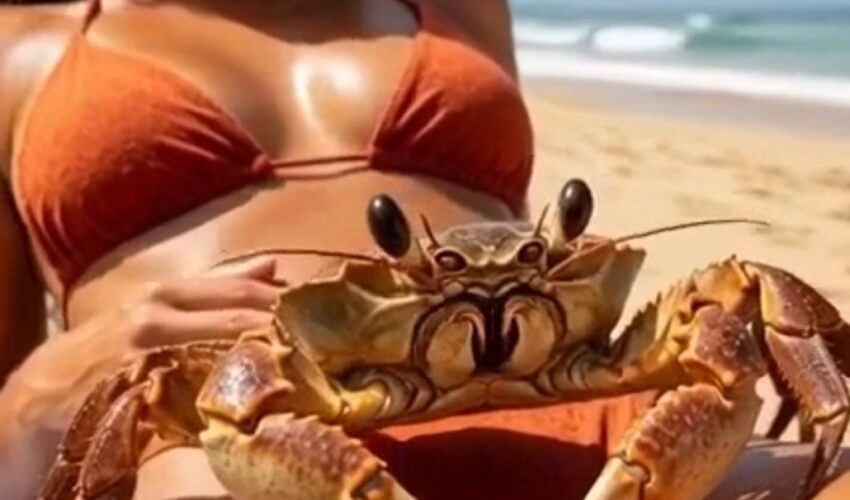 The naughty crab