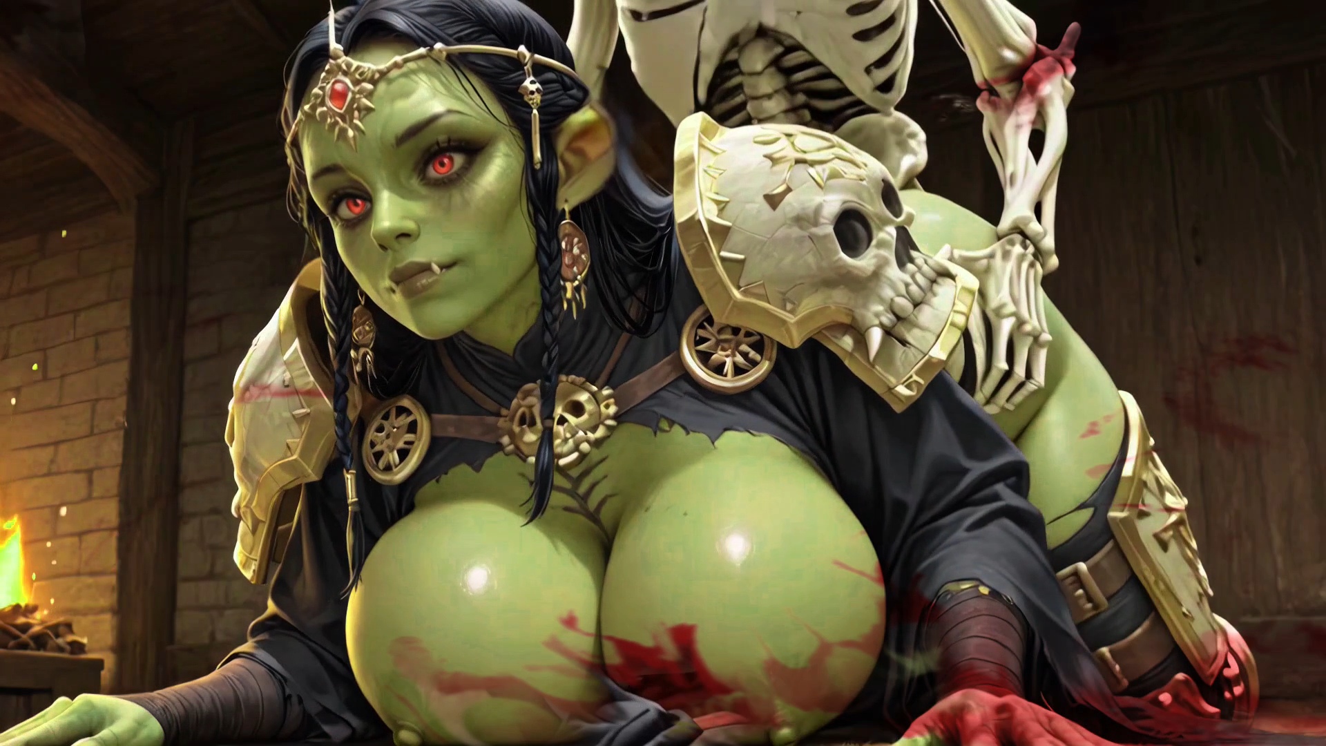 I Got Cursed By Fucking Dangerous Bone Collector Goblin Girls And Lost My Skin
