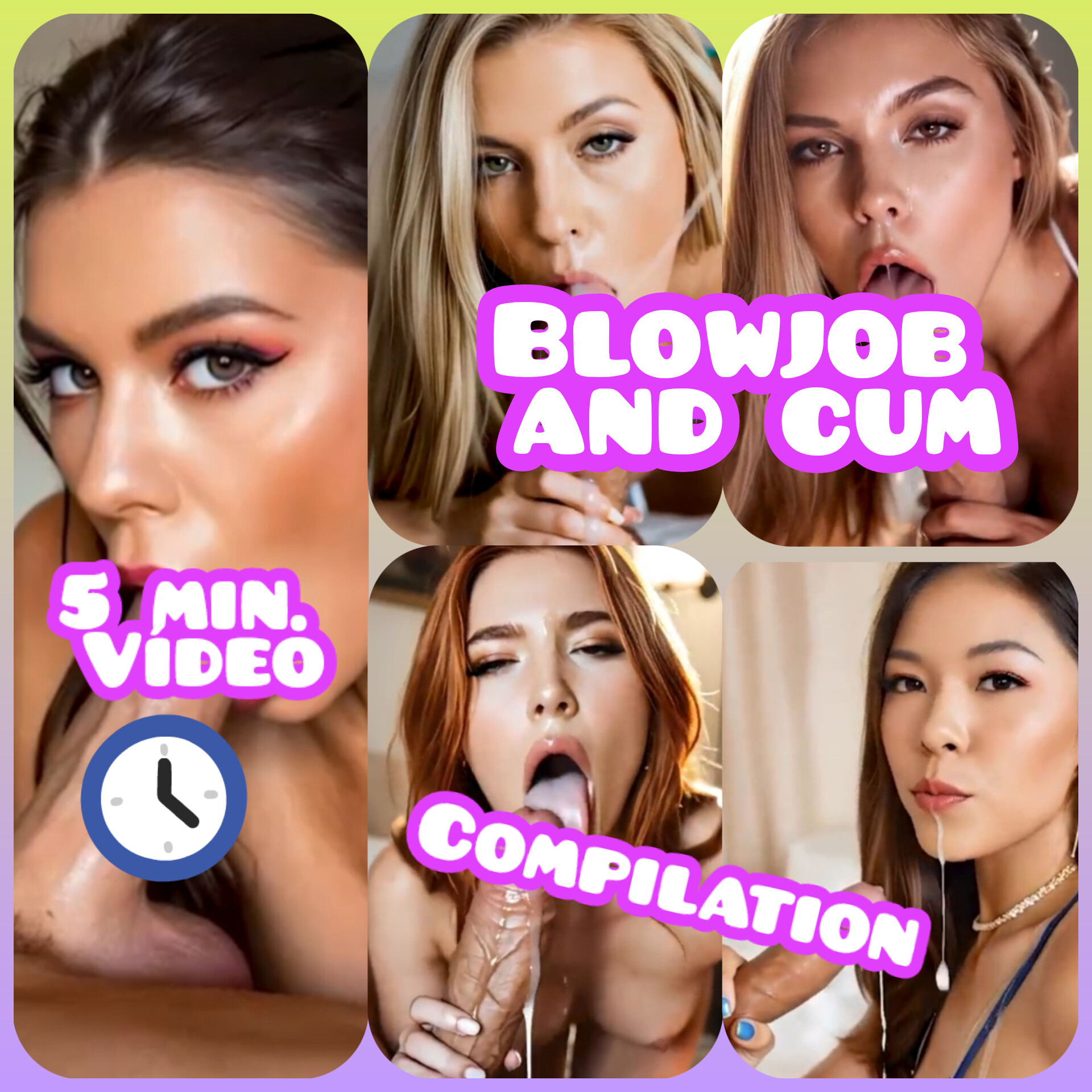 🔞 Porn blowjob and cum compilation