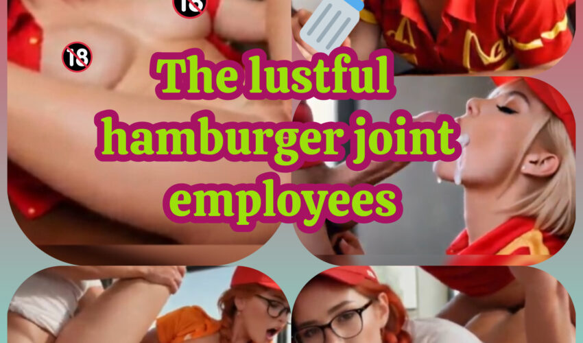 The 🔞 lustful hamburger joint employees porn 🔞