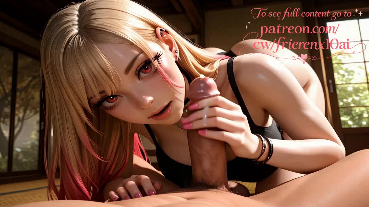 Hentai 3D Marin Strokes You With Natural Skill Until You Explode On Her Big Tits