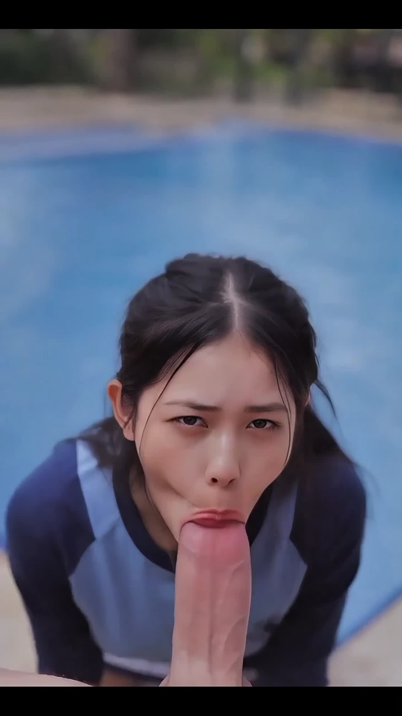Playing together in the swimming pool