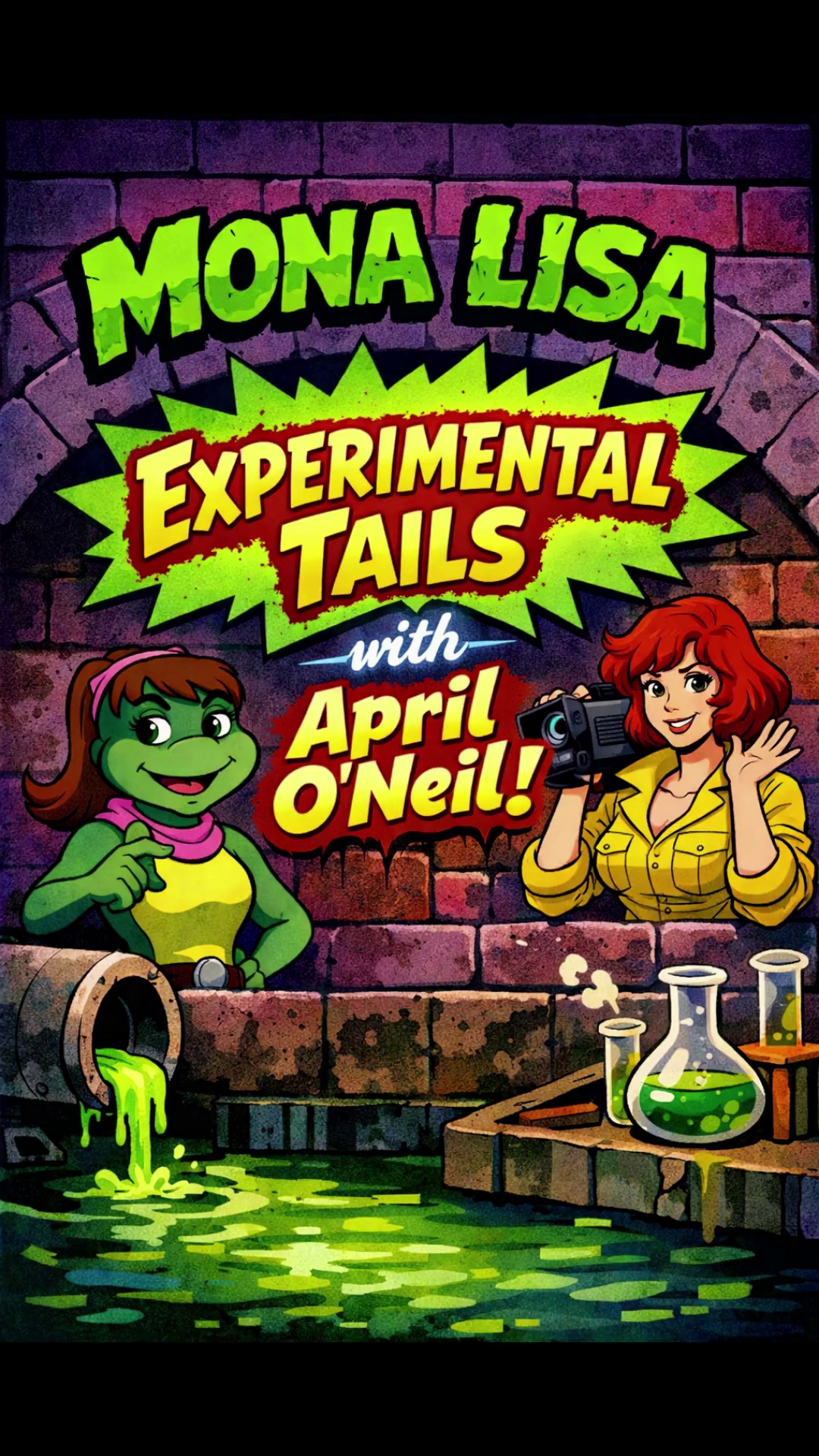 Mona Lisa – Experimental Tails with April O’ Neil – April Takes Her Full Tail