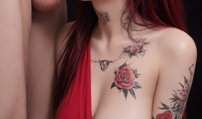 "Lady in red" for Daddy