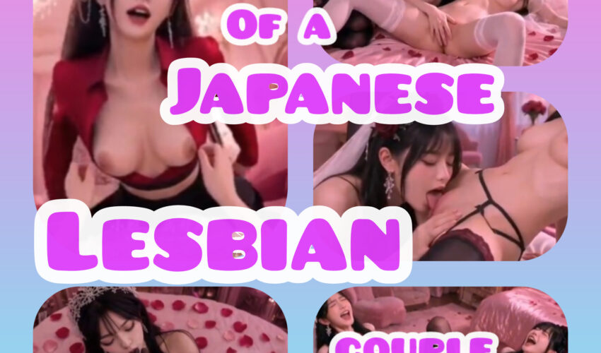Wedding night of a Japanese lesbian couple