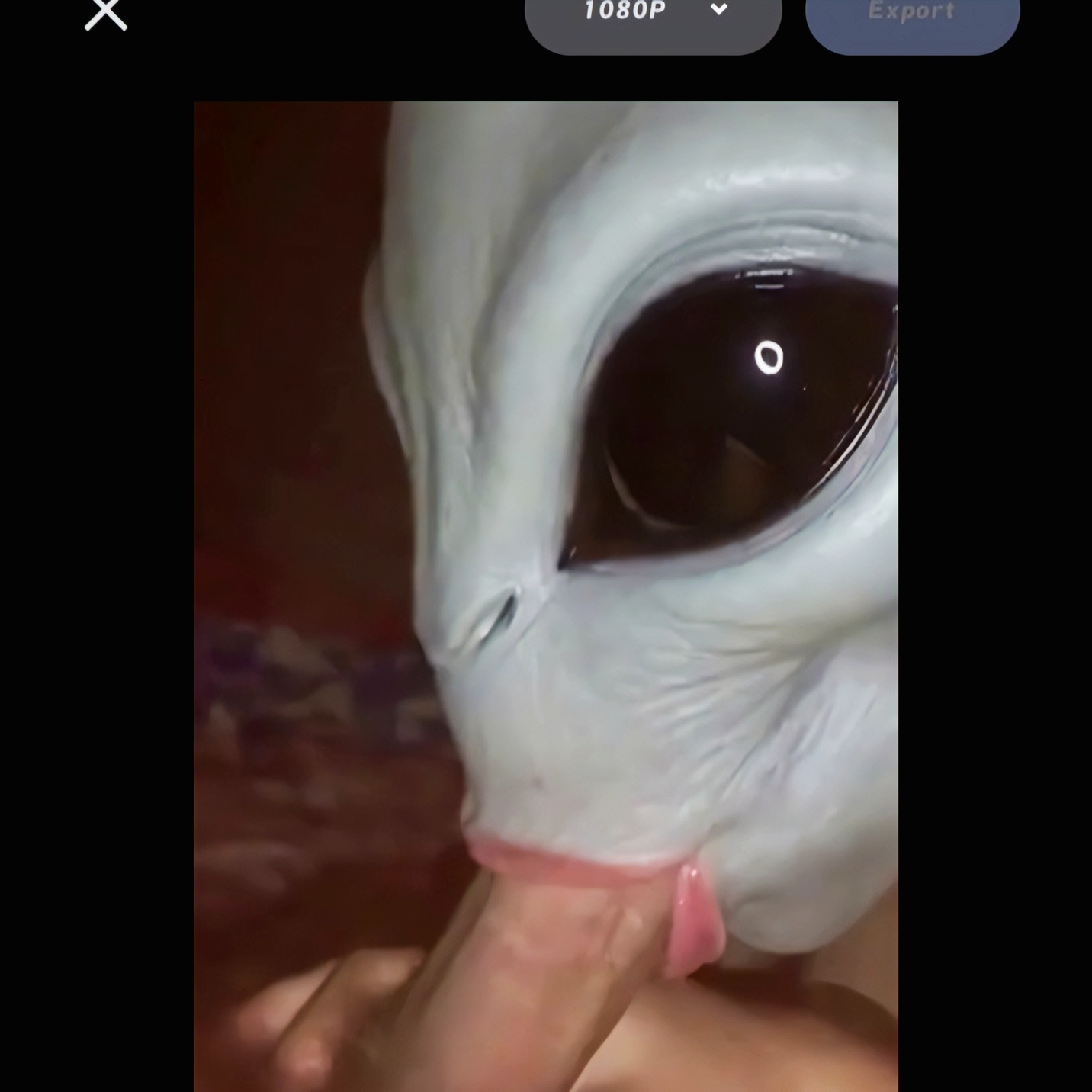 Grey Alien Deepthroating My Dick