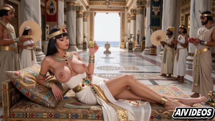AI-Generated Hentai: Cleopatra's Sensual Encounter