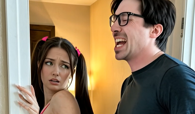 Nerd Boy Loses His Virginity to His Hot Stepsister