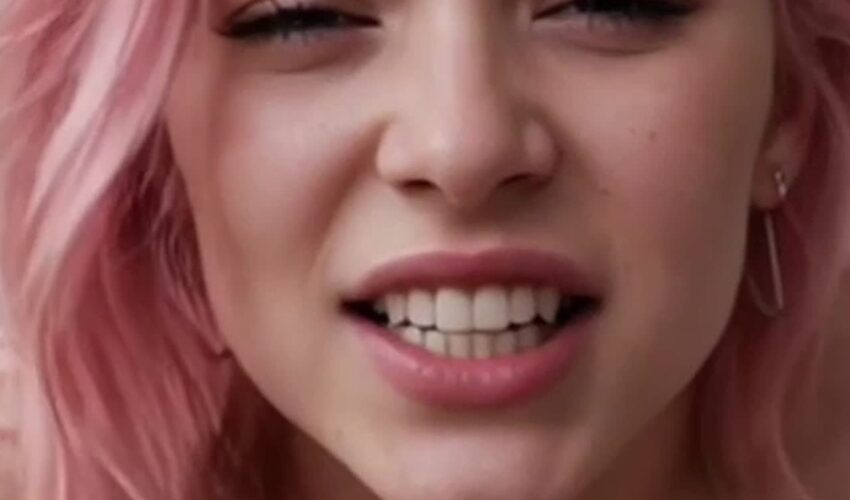 Tattooed pink-haired slut fucks hard – Part 1