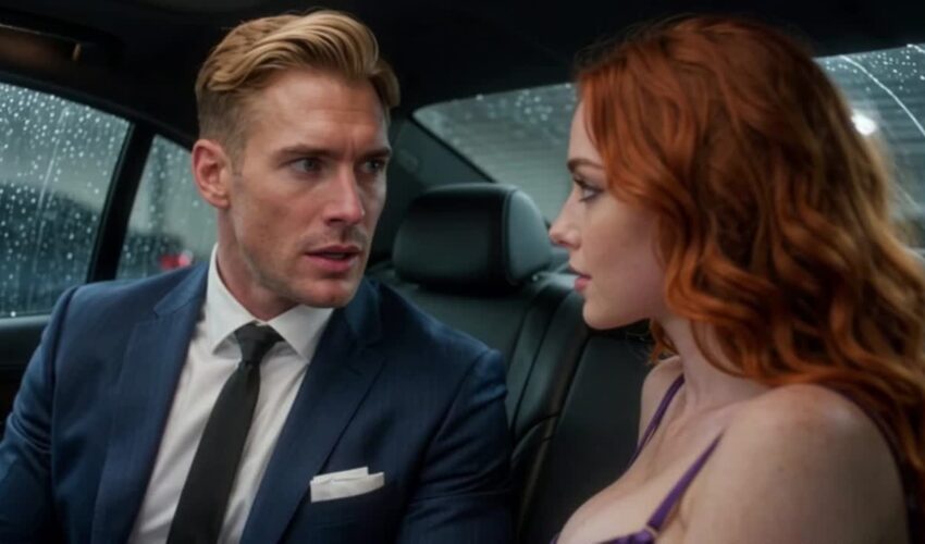 Redhead Model and CEO Get Wild: Car Sex Outdoors