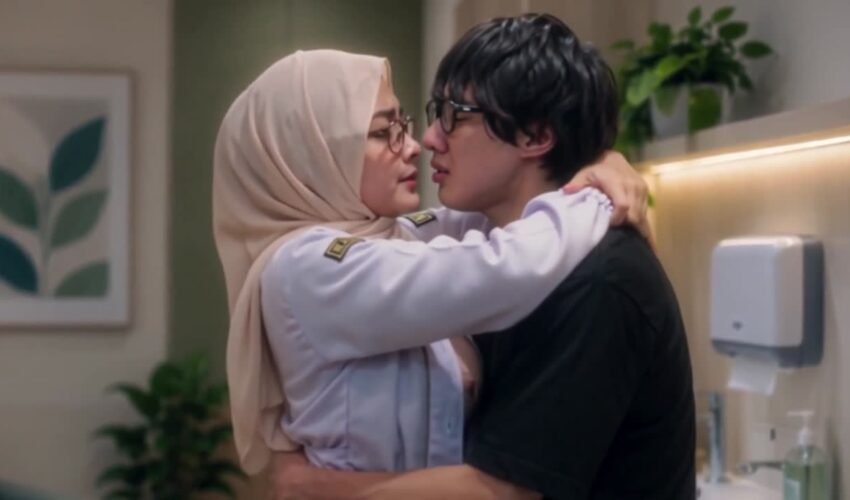 AI-Generated: Indonesian Hijab Girl in Standing Missionary Action