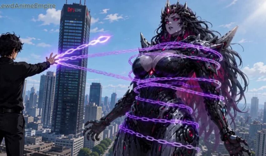 Giant Alien Conqueror Defeated by Her Own Huge Dildo & Toys